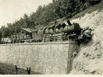 Havária vlaku v r. 1927 Havária vlaku v r. 1927