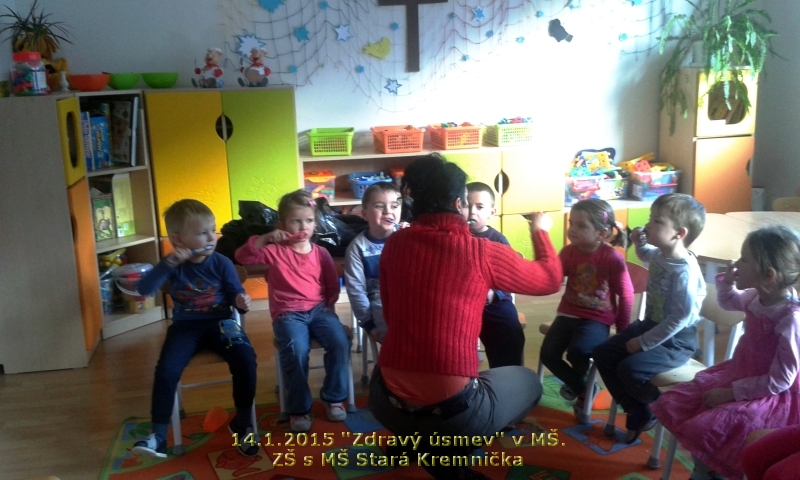 Fotogaléria 14.1.2015 Ďalšie stretnutie s projektom Zdravý úsmev v MŠ (8) 14.1.2015 Ďalšie stretnutie s projektom Zdravý úsmev v MŠ